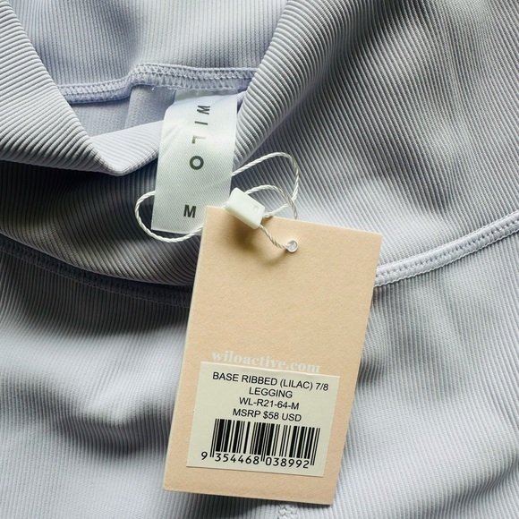 Wilo The Label Base Ribbed Lilac Leggings - Picture 10 of 10